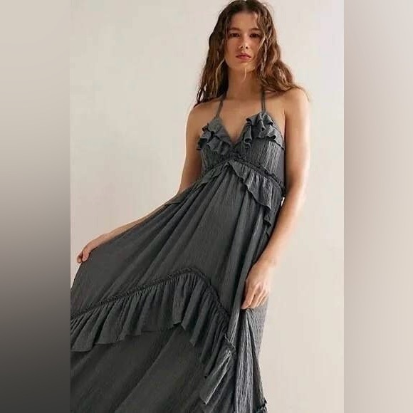 NWOT Free People Santa Luz Maxi Sundress Dress Size Small - Picture 2 of 8